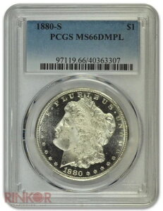 1880-S 1�h�� �����K���E�_���[ PCGS MS 66 DMPL