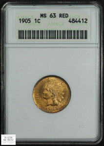 1905N CfBAwbh 1Zgd I[h\[v{bNXz_[ ANACS MS 63 RD bh