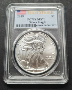 PCGS MS70 1IX 2018N Vo[C[O 1h t@[XgXgCNRC