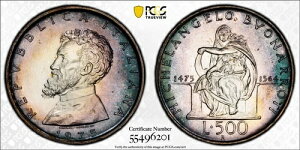 MS67 1975-R C^A ui[eB Vo[ 500  PCGS gD[r[ g[ (2 ̂ݍi!)