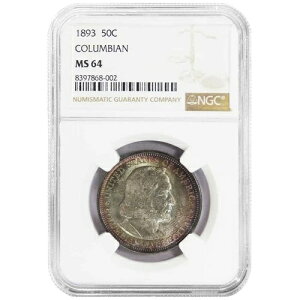 1893�N 50�Z���g �R�����r�A������ �n�[�t�h�� ���C���{�[�g�[�� NGC MS64