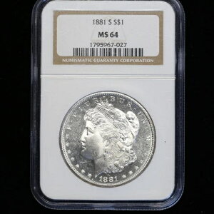 tXeB`CX BU 1881 S [K Vo[h MS64 NGCF ʃRC