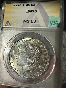 1885N K MS 63 ANACS fAg[RC 1h  