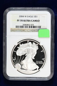 2004-W �v���[�t �V���o�[ �C�[�O�� NGC PF 70 �E���g�� �J���I 4WNH