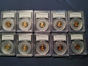 �����J�[���L�O�كv���[�t�Z���g 1990 S - 1999 S PCGS 69 RD DCAM 10���Z�b�g