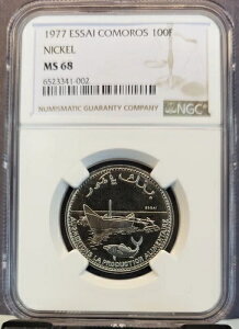 1977N R 100t GbTC jbP NGC MS 68 p^[ 1900̂ 