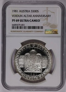 1981N I[XgA 500VO F_Ւd v[t NGC PF-69 EgJI