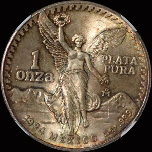 NGC MS65 1984 Mo Mexico 1 �V���o�[ Onza�A�y���F�����ۂ���Ă��܂��B