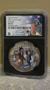 2021�N �N�b�N���� �t�����N�����o�Ŏғ` 2�h����� NGC MS70 - 7K ����