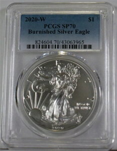 2020-W 1�h�� 1�I���X �o�[�j�b�V���h �A�����J���V���o�[�C�[�O�� PCGS SP70 824604.70/43063965