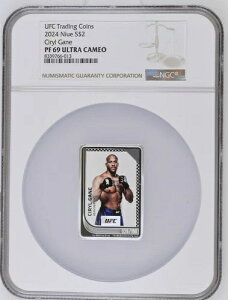2024 �j�E�G S$2 UFC �g���[�f�B���O �R�C�� Ciryl Gane #26/150 PF69 �E���g�� �J���I�A�g�b�v �|�b�v!