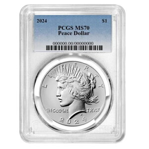 2024�N 1�h�� �s�[�X��� PCGS MS70 �u���[���x��