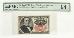 Fr. 1308�A25�Z���g �E�H�[�J�[�A��5�񔭍s�č������ʉ݁APMG 64