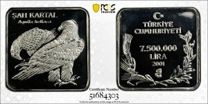 2001N gR 750 Ŋ뜜 V  Vo[ PCGS PR69 CAM