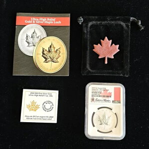 �J�i�_ 2022 1�I���X UHR �V���o�[ ���[�v�����[�t REV PF70 NGC 6567840-353 �e�C���[�T�C������