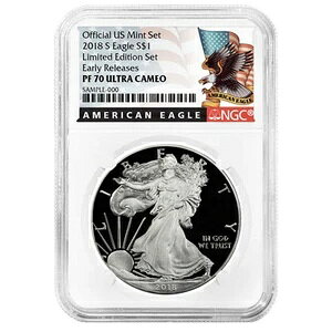 2018-S $1 1IX AJ Vo[ C[O  Vo[ v[t Zbg NGC PF7...