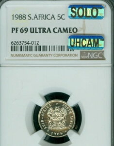 1988�N ��A�t���J 5�Z���g NGC PF69 MAC UHCAM SOLO �ō����O���[�h���X�|�b�g���X *