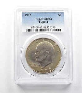 1972N AC[n[ 1h ^Cv2 MS61 PCGS *0963