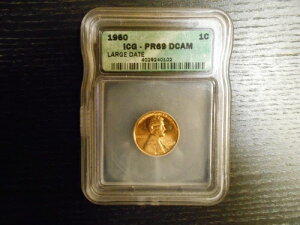  1960N Lg. Date PR69 DCAM J[Zg v[t yj[ - ICG (PCGSKCh $2,500) 