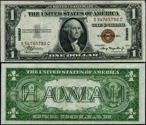 FR. 2300 $1 1935-A �n���C���� S-C �u���b�N�`���C�X CU+