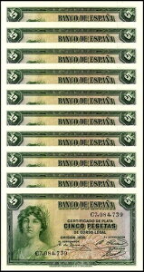 XyC 5yZ^A1935NAP-85a.2AUNC × 10