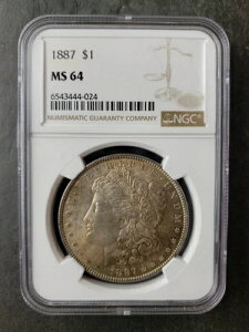 1887�N 1�h�� �����K����� NGC MS64