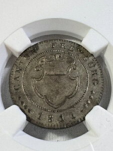 1811�N �X�C�X �t���C�u���N�B 1/2 �o�b�c�F�� NGC�ɂ��MS64�O���[�h