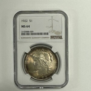 1922 N 1 h s[X NGC MS64 C{[ g[jOB