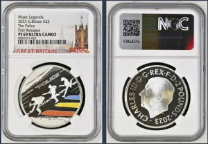 2023N CMXyẼWFh THE POLICE 2|h 1IX Vo[ v[t NGC PF69 UC t@[Xg[X