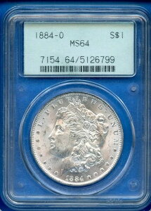 1884 O PCGS MS64 K 1h č 1884-O MS-64 A Gen 2.1 OGH