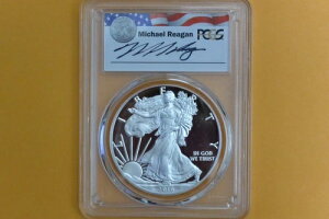 2016 Wプルーフ シルバーイーグル PCGS PR70 DCAM マイク・レーガン
