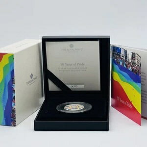 2022�N ���C�����~���g 50���N�L�O LGBTQ+ PIEDFORT �V���o�[ �v���[�t �J���[ 50�y���X 0055