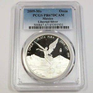 2009 Mo PCGS PR67 DCAM LVR - 1 IX Vo[ x^ - Un Onza RC #43473A