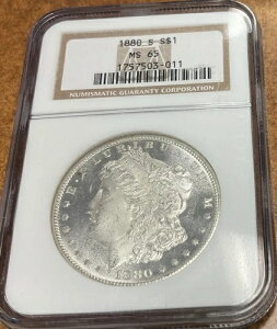 1880-S ���[�K����� NGC MS65 �� PL �Ɍ����܂��B