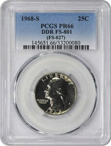 1968-S ���V���g�� �N�H�[�^�[ DDR FS-801 PR66 PCGS