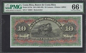 oREfERX^J 1901 - 1905 S174r 10 R PMG 66 EPQ B " d "