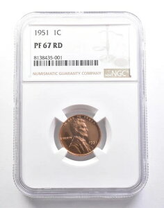 1951�N �����J�[���E�E�B�[�g�E�Z���g PF67 RD NGC *6635