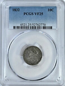 1832�N�� �_�C���L���b�v�h�o�X�g PCGS VF 25 �V�i�Ӓ�ς݋�� 4521