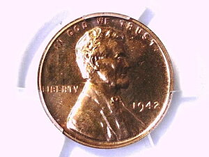 1942�N �����J�[�� �E�B�[�g �Z���g PCGS PR 63 RD 41435895