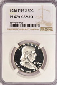 1956�N �t�����N���� �n�[�t�_���[ �v���[�t NGC PF 67 �X�^�[�J���I PR67*CAM ���C�g�g�[�j���O 50C