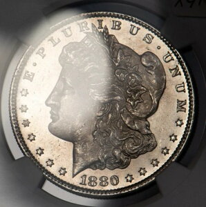 1880-S 0/9 $1 ���[�K�� �V���o�[ �_���[ - �z�b�g 50 VAM-11 �I�[�o�[�f�C�g - NGC MS 63 - X4188
