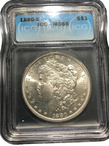 1880�N��̃����K����� MS-65 �O���[�h�ɂӂ��킵���I ���l175.00