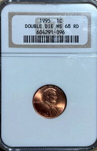 1995�N �_�u���_�C OBV �����J�[���L�O�� **NGC�F�� MS 68 RD*