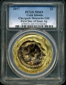 �N�b�N���� 2017�N 2�h�� �V���o�[ �`���[�K�b�`覐� �����b�L MS69 PCGS 35250381