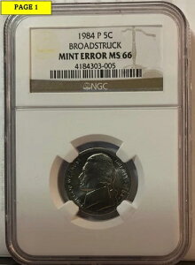 1984N P WFt@[\ jbP u[hXgbN ~gG[ MS-66 NGC Ɋ