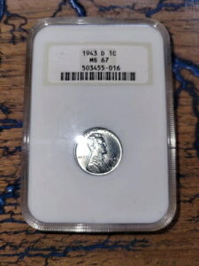 1943N D 1Zg J[X`[ EB[gZg NGC MS 67 - ϐFV~Ȃ