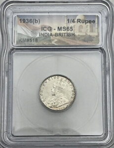 1936N B CMX̃Ch 1/4s[ KM#518  .917 W[W5 ICG MS65 O[h BU