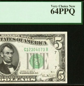 1934B 5�h���A�M������s�� PCGS 64PPQ - ���B���\������ - �V�J�S