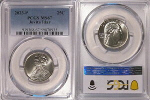 2023年 P ジョビタ イダー 25セント PCGS MS67 アメリカン ウィメンズ クォーター