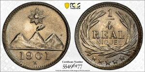 MS66 1901-H OAe} Vo[ 1/4 AAPCGS gD[r[ - Cgg[ \gbv|bv